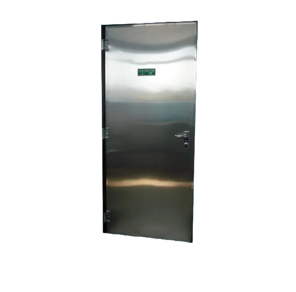 Portas Corta Fogo em Inox Escovado Simples