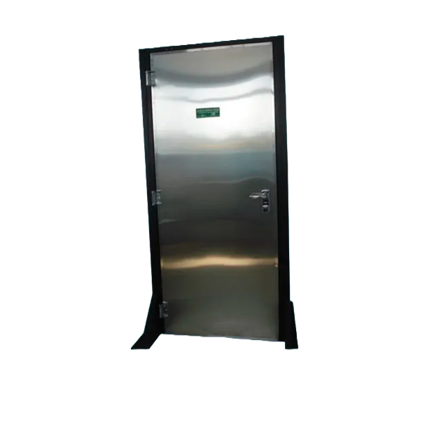 Portas Corta Fogo em Inox Escovado Simples